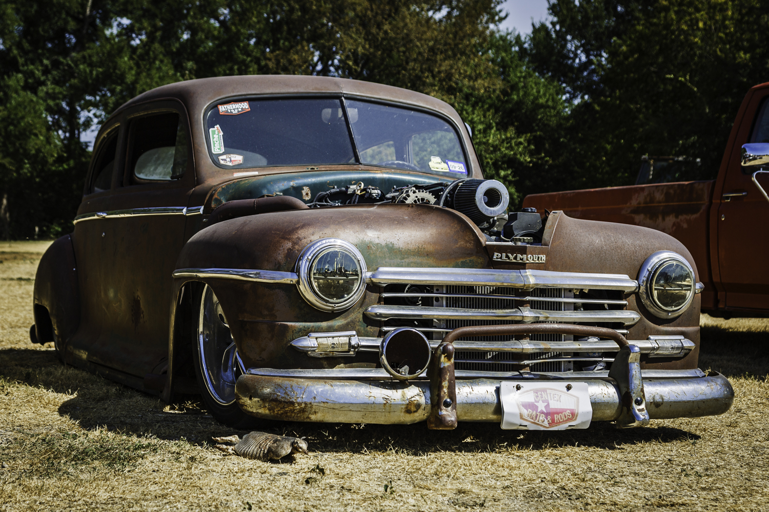 Custom car at the Rally for Jack car show in Waco